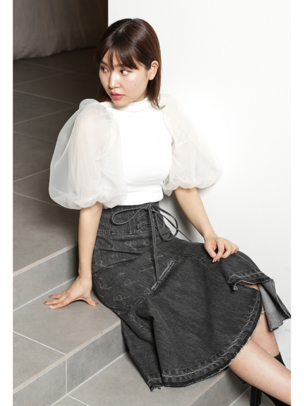 田中みなみ様着用！スナイデル ボリュームスリーブカット