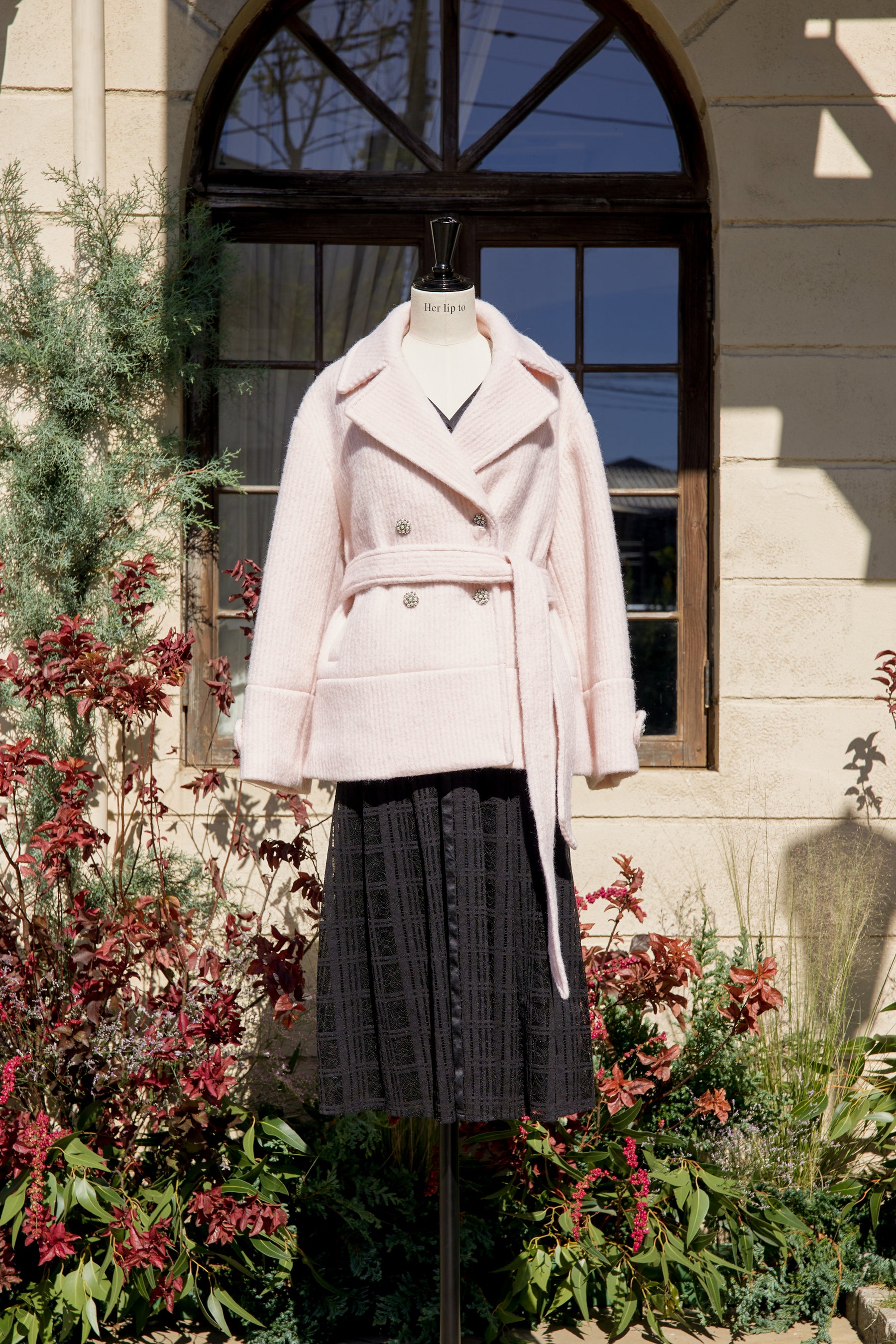 【Herlipto】Odette Wool-Blend Coat