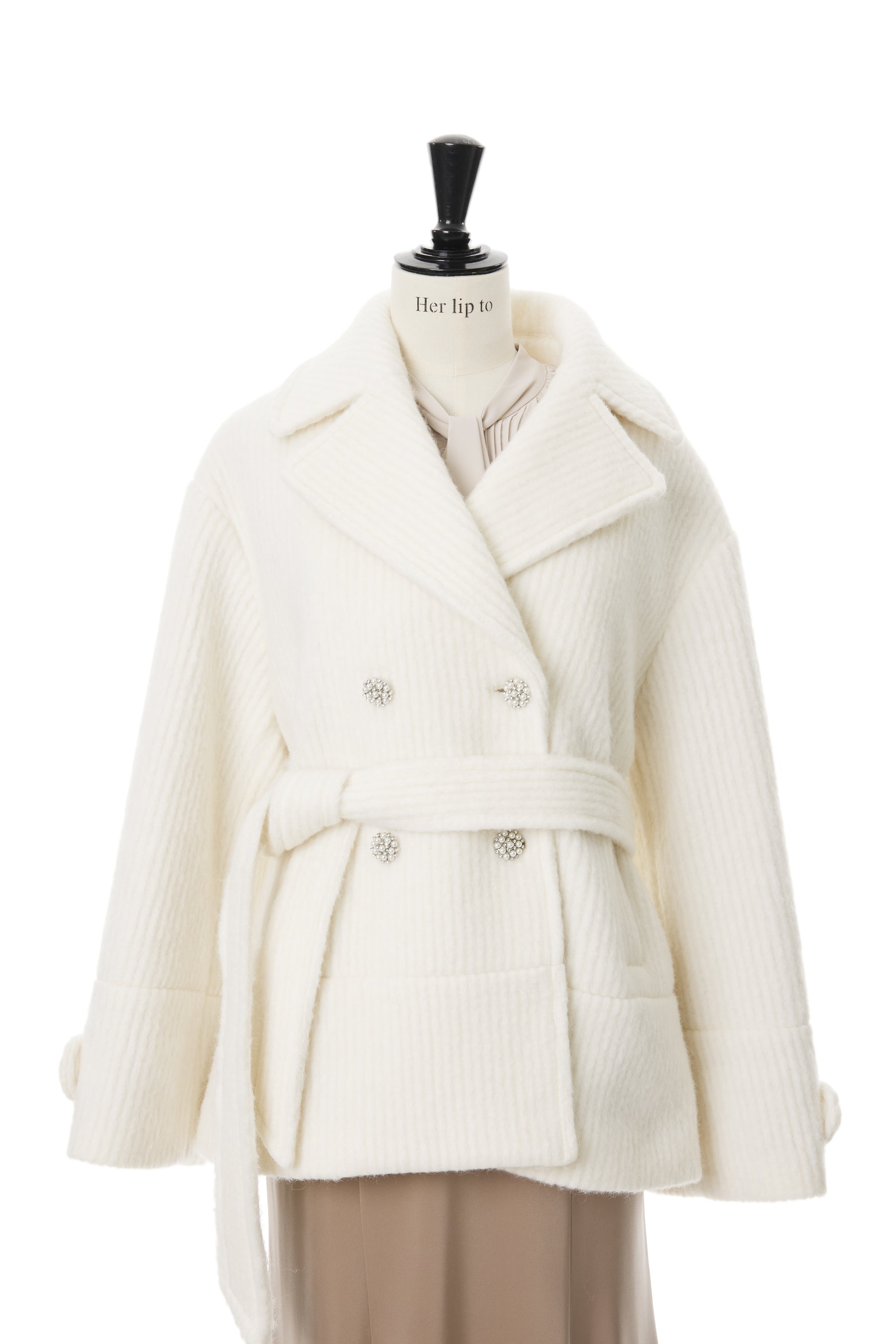 Odette Wool-Blend Coat,レディース