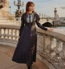 Orangerie Dot Long Dress