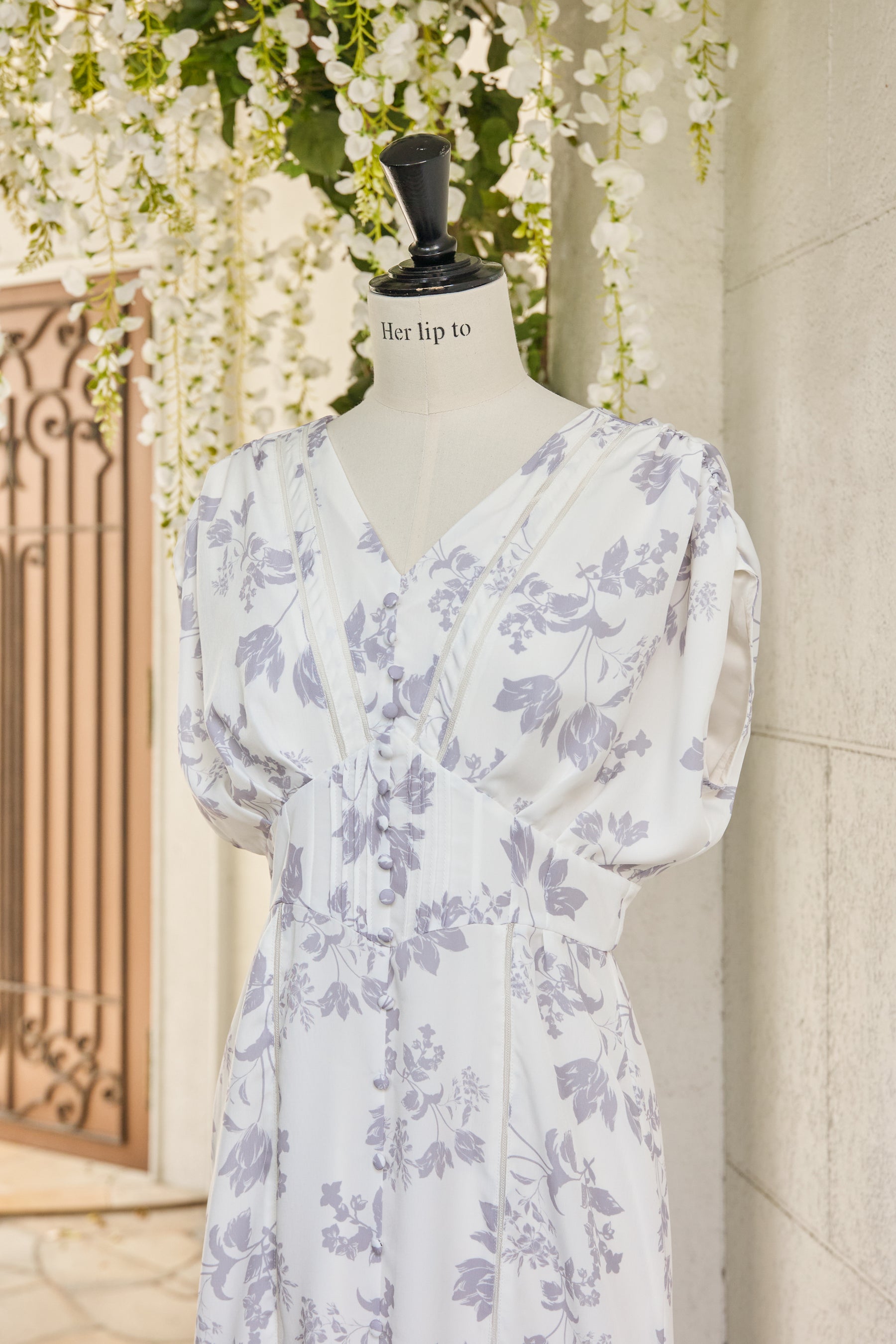 Royal Garden Floral Dress