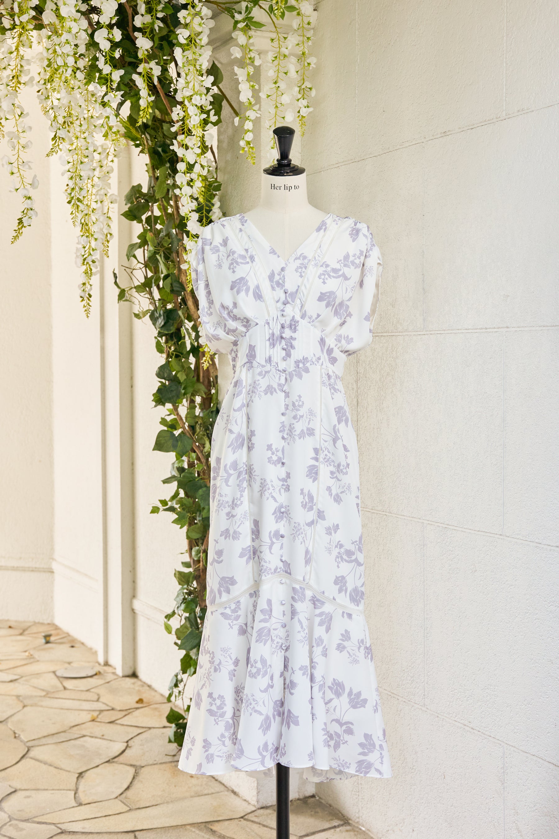 Royal Garden Floral Dress