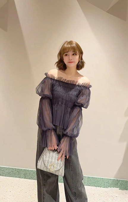 コクーンディティールデニムパンツ SNIDEL / スナイデル同型