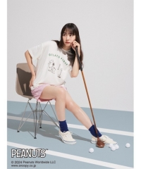 [ジェラート ピケ] 【PEANUTS】ワンポイントTシャツ＆ロングパンツセット
