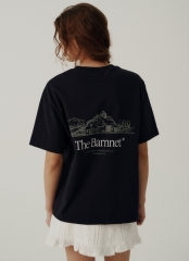 Oversize White Country Barn T-Shirt