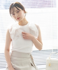 5月中下旬入荷予定  リボンスリーブカットソー