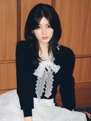 レースボウタイカーディガン